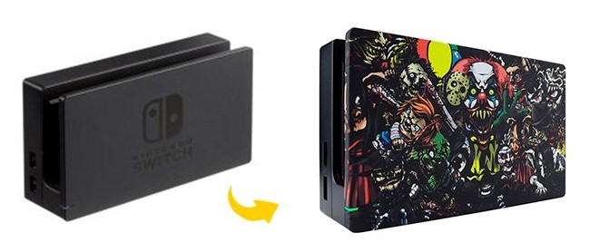 Removable vinyl NDS Switch Dock